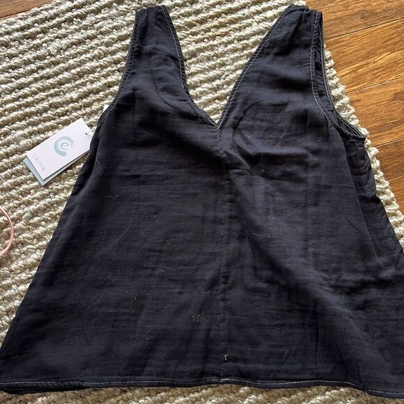 Nwt johnny was CALME black drape tank top - Picture 5 of 6
